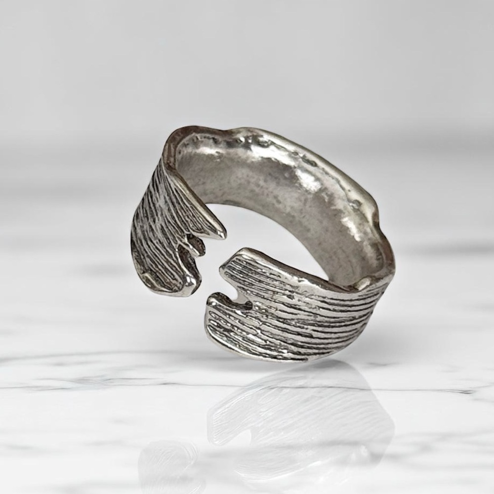 5 For $25💫Trendy Modish Silver Ring